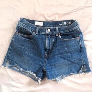 Gap High-rise Denim Shorts Sz 27